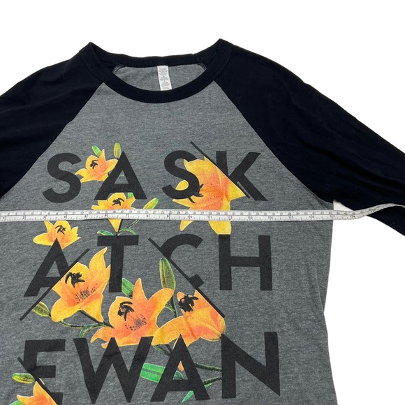 Hardpresssed Saskatchewan Women's T-Shirt 3/4 Sleeves Size S - Picture 6 of 8